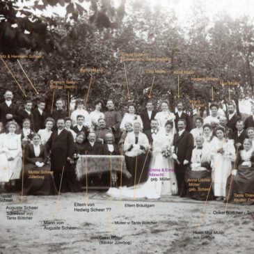 Hochzeitsfoto von 1905